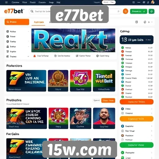 Opinião sobre a interface do usuário do e77bet